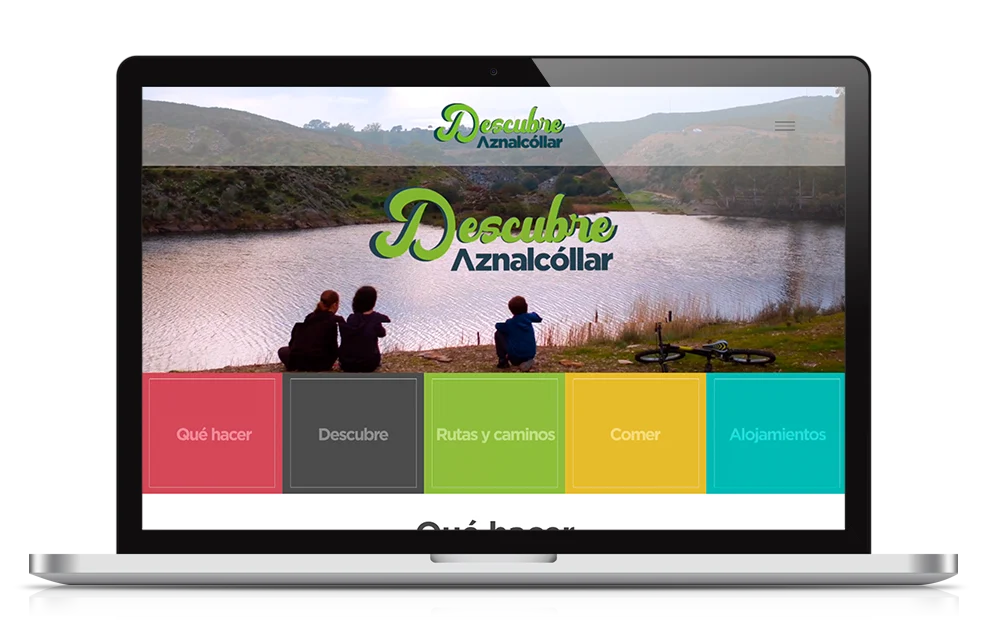 Captura del proyecto Descubre Aznalcóllar