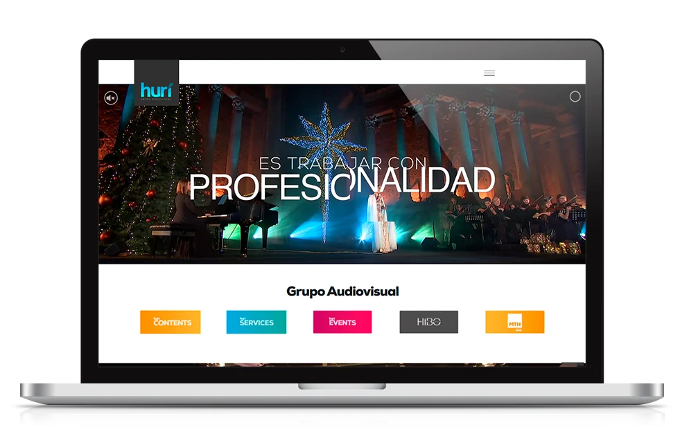 Captura del proyecto Grupo Hurí